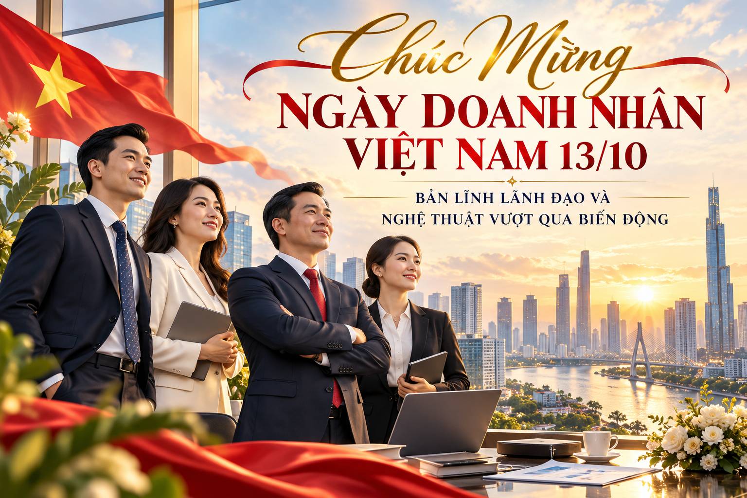 Chúc Mừng Ngày Doanh Nhân Việt Nam 13/10: Bản Lĩnh Lãnh Đạo Và Nghệ Thuật Vượt Qua Biến Động