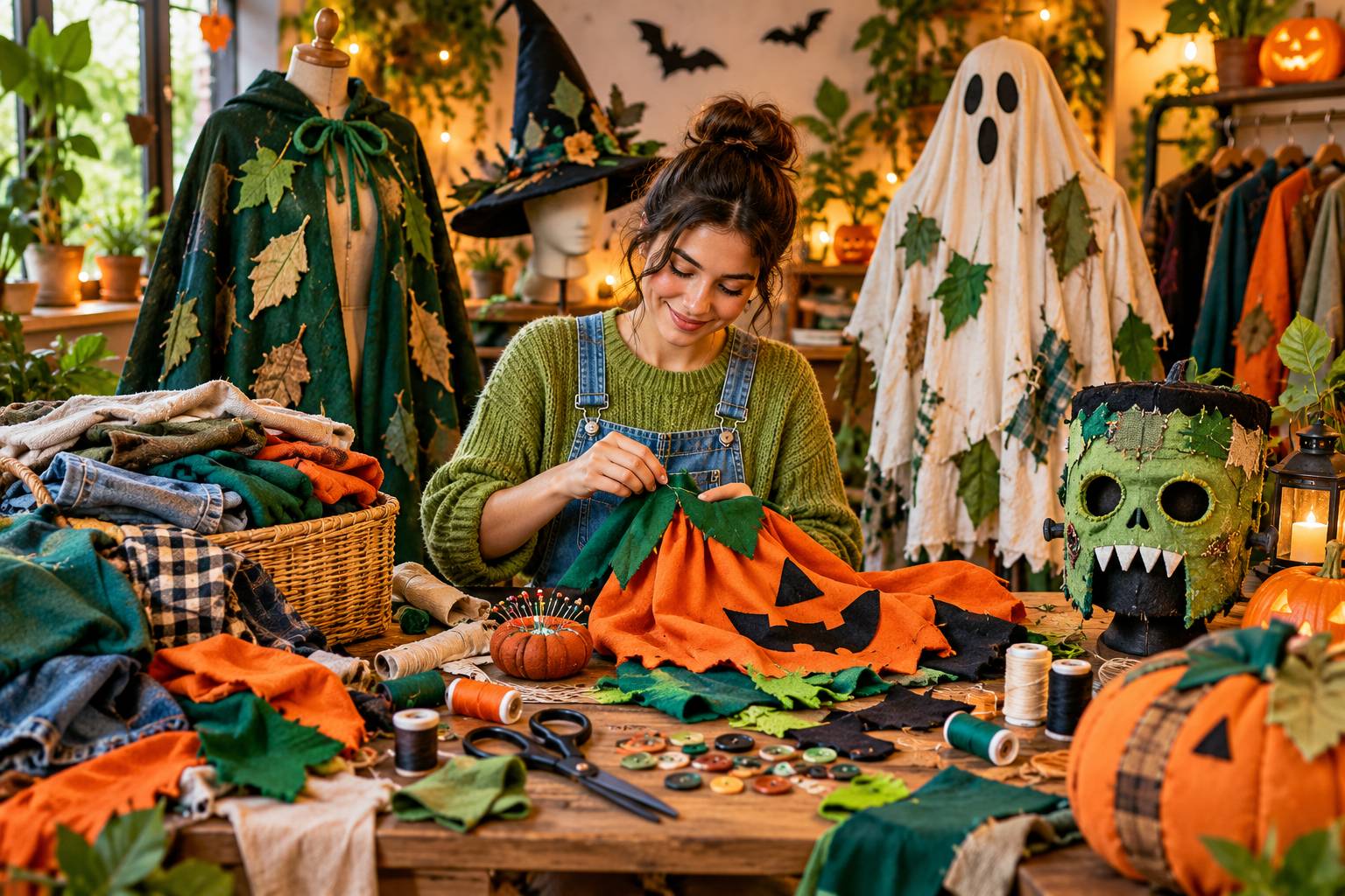Halloween Xanh: Biến Quần Áo Cũ Thành Trang Phục Sáng Tạo