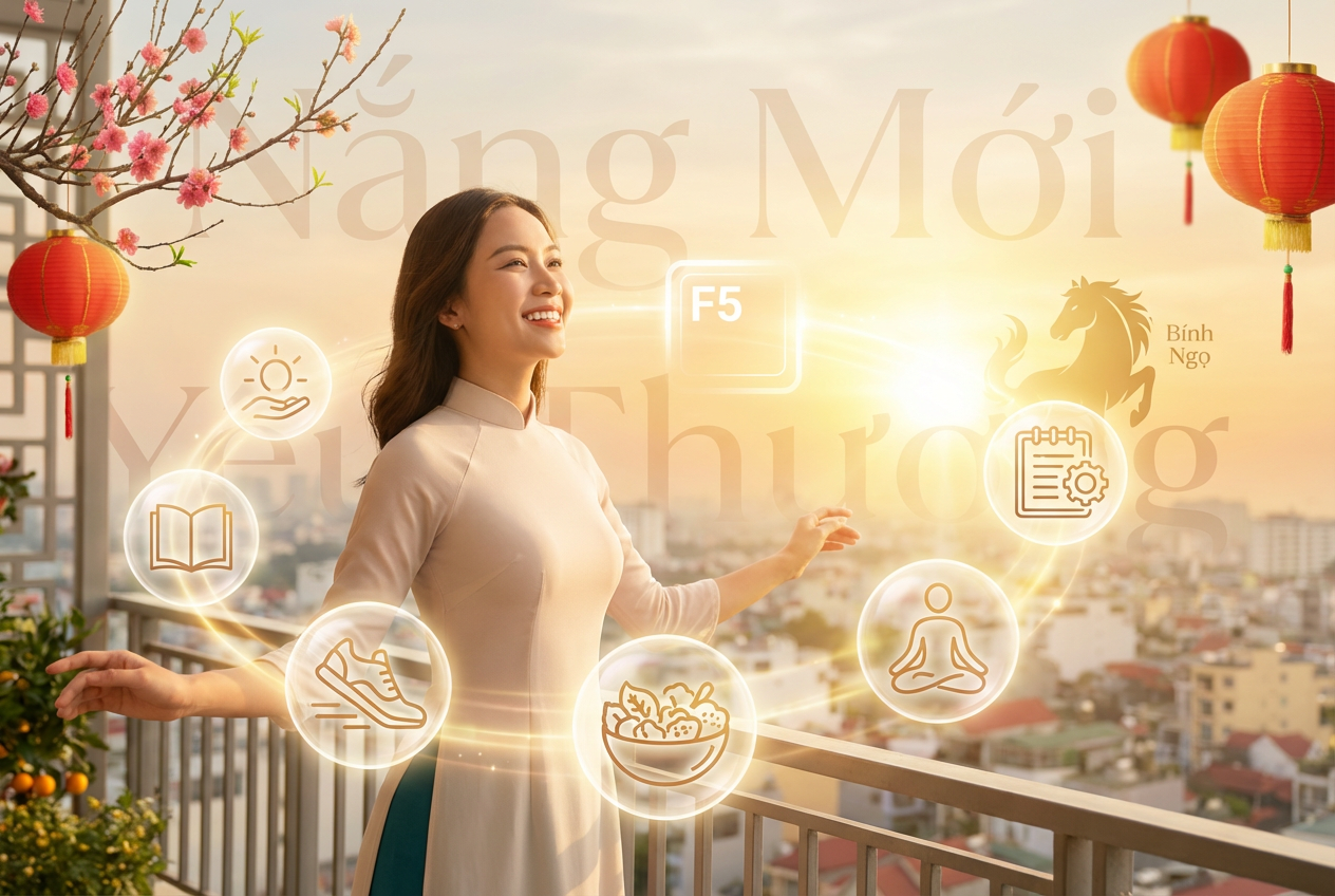 Làm Mới Bản Thân 2026: 5 Cách F5 Toàn Diện Đón Tết Bính Ngọ