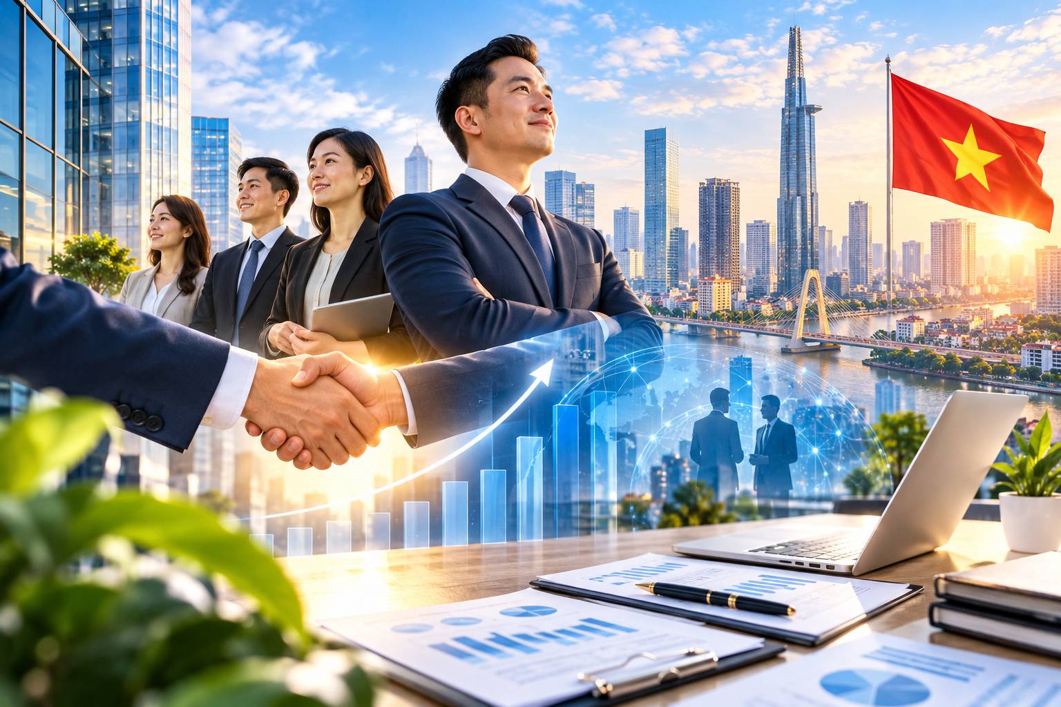 Đội ngũ quản lý kiên cường luôn khẳng định bản lĩnh lãnh đạo và nghệ thuật vượt qua biến động bằng việc chèo lái doanh nghiệp bứt phá trong mọi giai đoạn khó khăn