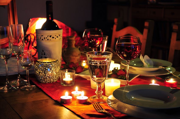 Nhấn để xem ảnh chất lượng hơn Bữa ăn tối lãng mạn