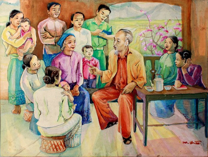 Bác Hồ với đồng bào dân tộc 