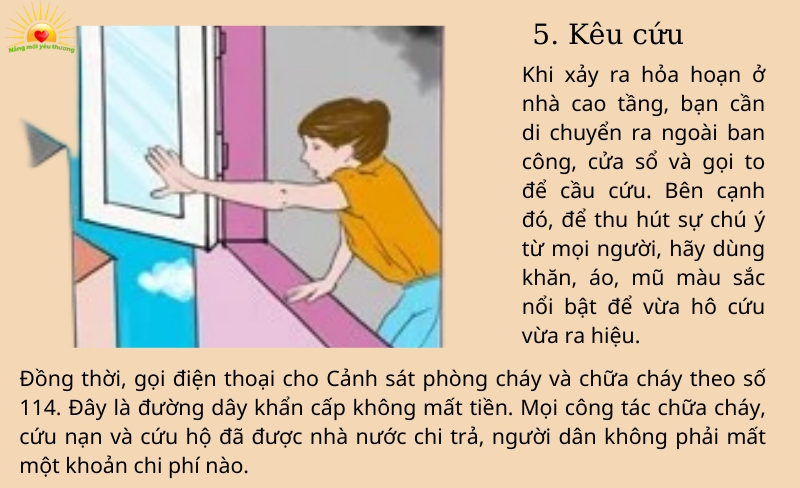 Kỹ năng thoát hiểm 5 - Kêu cứu