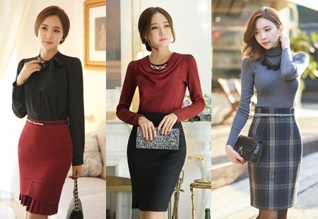Nhấn để xem ảnh chất lượng hơn Cách phối hợp đồ cho cô nàng công sở