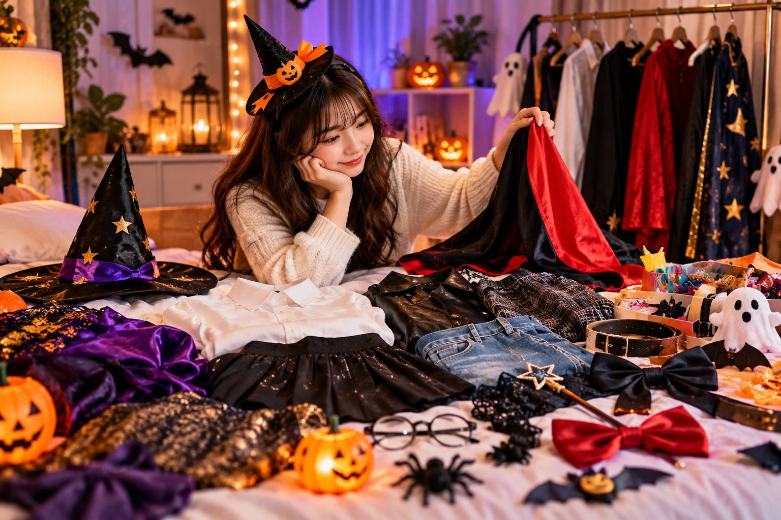 Ý tưởng thiết kế trang phục Halloween xanh độc đáo từ các loại quần áo cũ bỏ đi