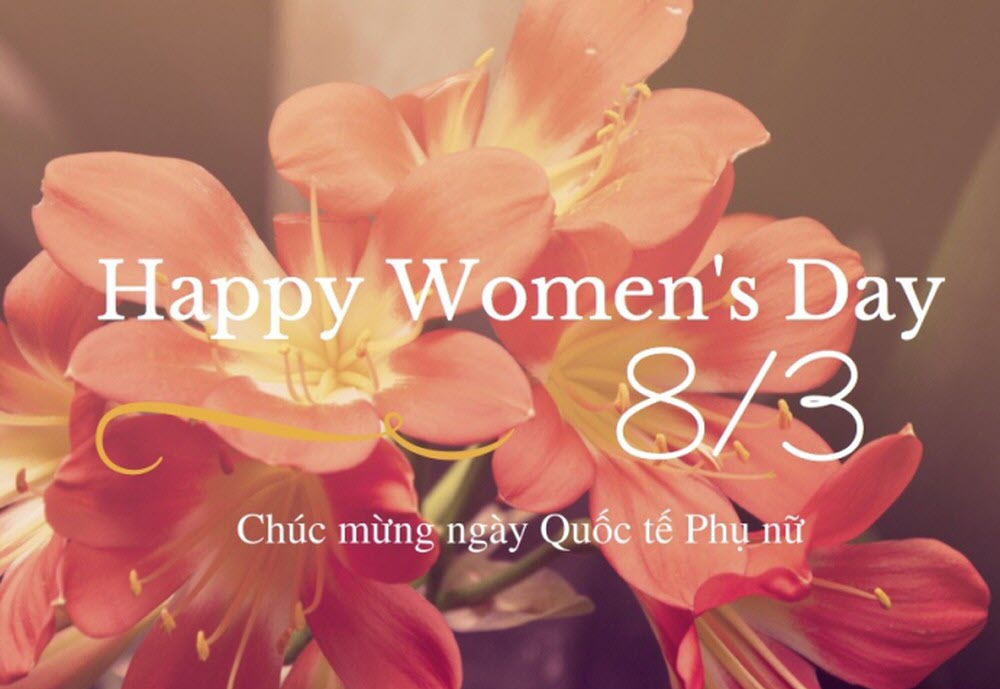 Nhấn để xem ảnh chất lượng hơn Happy Women's Day