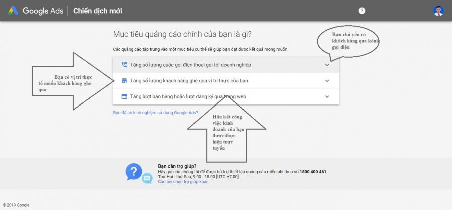Xác định mục tiêu quảng cáo 