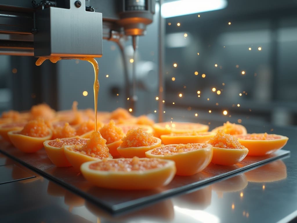 Nhấn để xem ảnh chất lượng hơn Nguyên lý vận hành của công nghệ in thực phẩm 3D cá nhân hóa