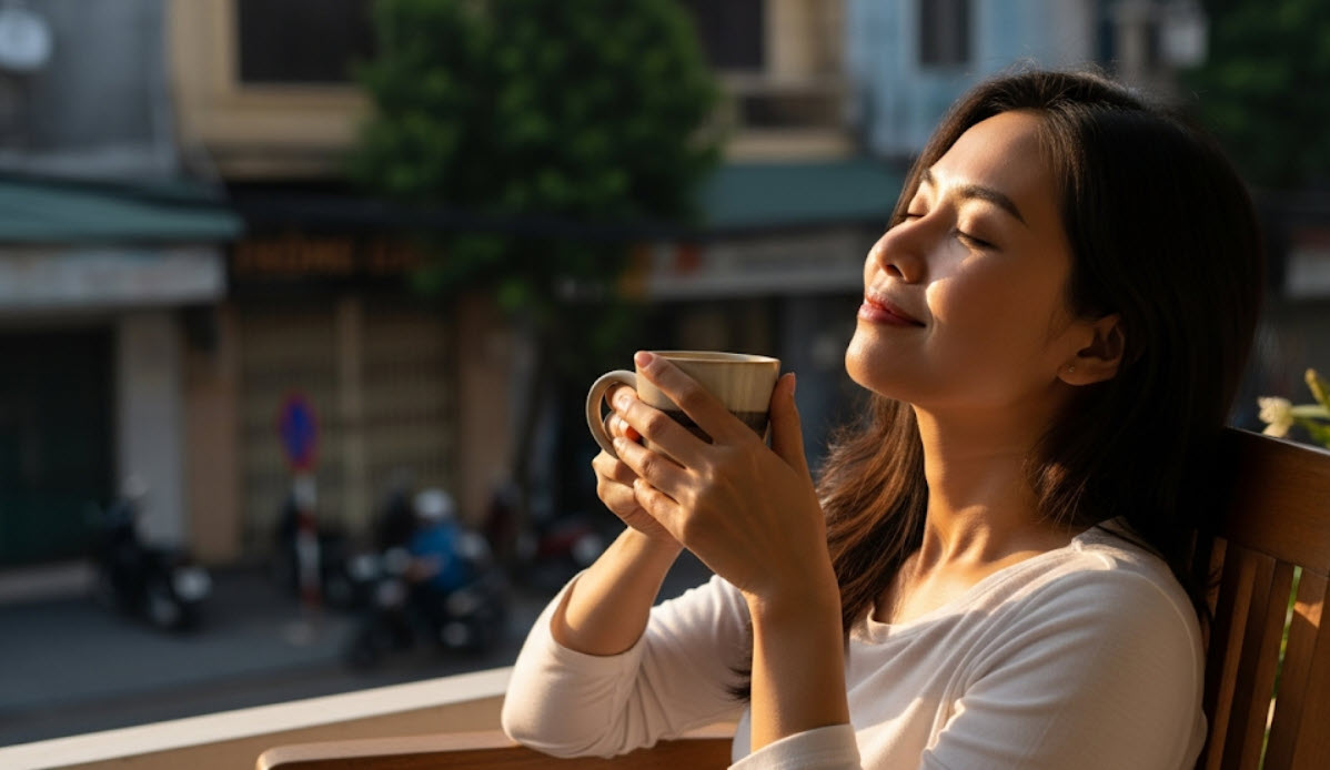 Nhấn để xem ảnh chất lượng hơn Sống chậm lại và tận hưởng hạnh phúc trọn vẹn từ những điều bình dị nhất