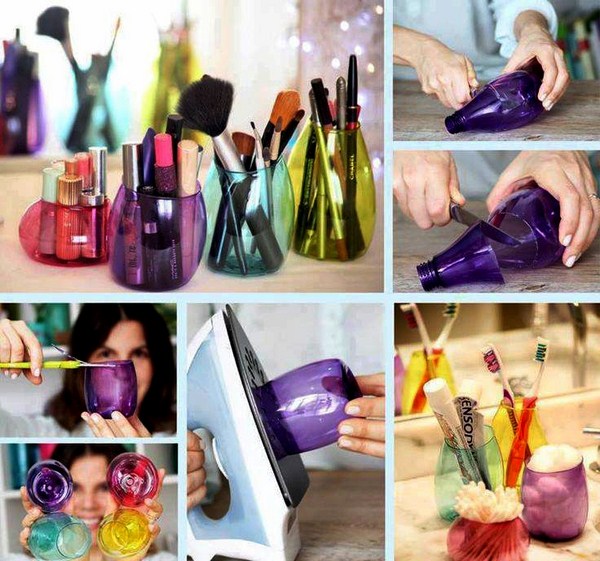 Nhấn để xem ảnh chất lượng hơn Vật dụng tái chế làm bình hoa