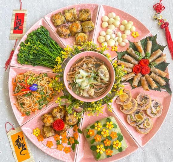 Nhấn để xem ảnh chất lượng hơn Mâm cỗ cúng ông Táo đa dạng