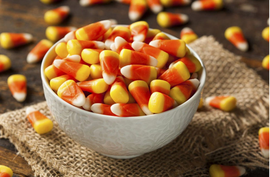 Nhấn để xem ảnh chất lượng hơn Kẹo ngô cho lễ hội Halloween