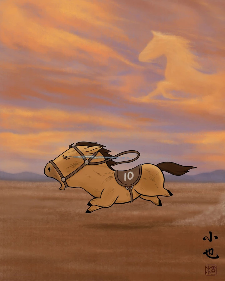 Nhấn để xem ảnh chất lượng hơn Tinh thần thép của chú ngựa nhỏ luôn nỗ lực vượt lên hoàn cảnh