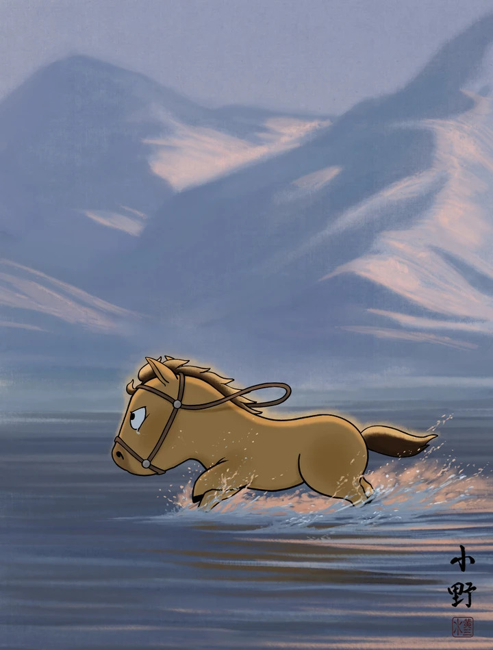 Nhấn để xem ảnh chất lượng hơn Tinh thần thép của chú ngựa nhỏ luôn nỗ lực vượt lên hoàn cảnh