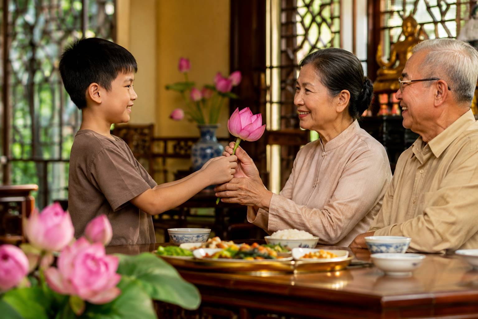 Giáo dục trẻ lòng biết ơn từ những giá trị cao đẹp của Vu Lan báo hiếu 