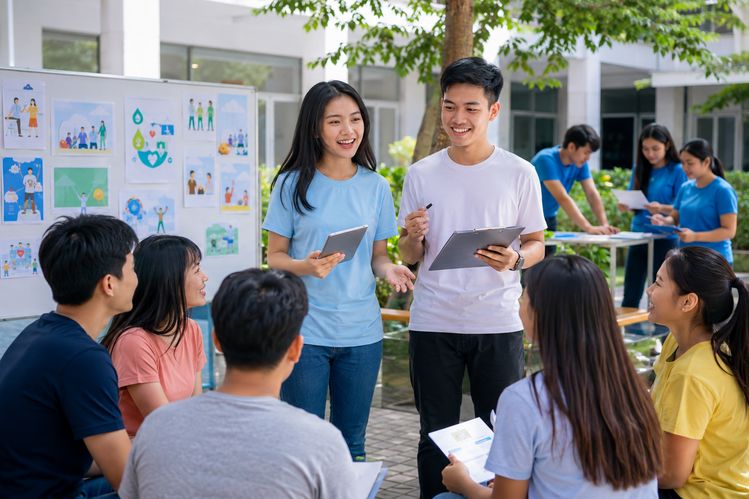 Thanh niên đóng vai trò quan trọng trong việc thúc đẩy bảo vệ sức khỏe cộng đồng 
