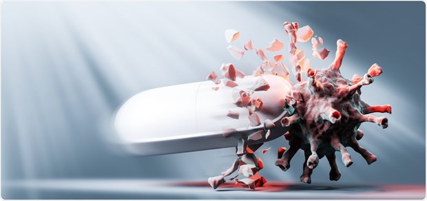 Nhấn để xem ảnh chất lượng hơn Molnupiravir- Thuốc điều trị Covid hiệu quả